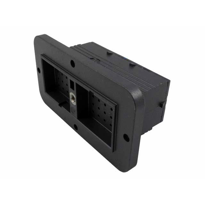 DRC 40WAY SIZE 16 FLANGE RECEPTACLE, B KEY