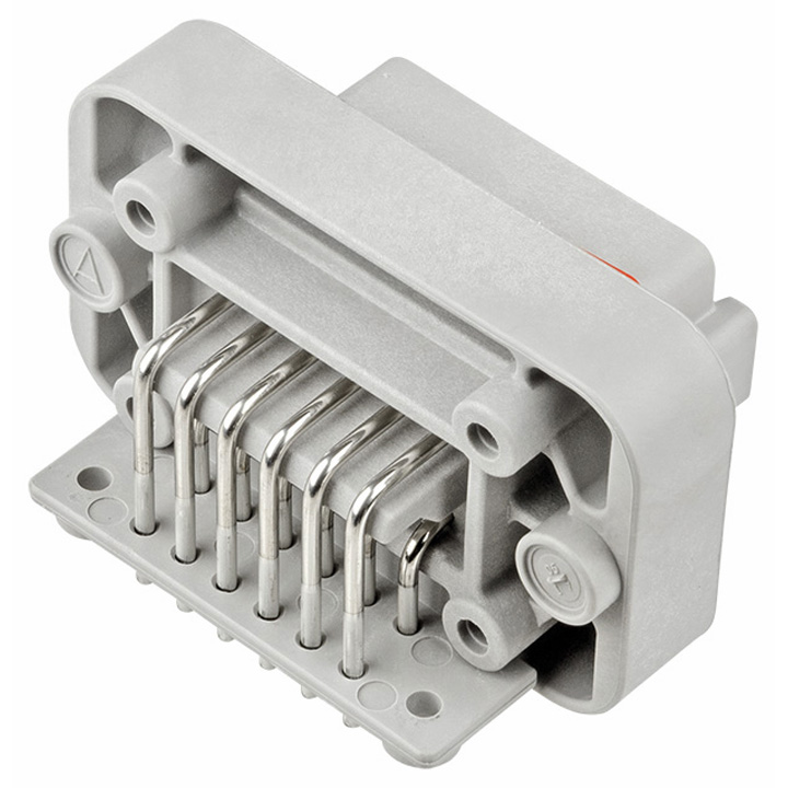 DT 12WAY PCB MOUNT RECEPTACLE 90°, A KEY