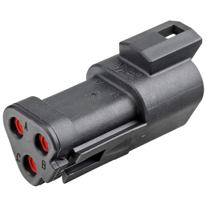 DT CAT 3WAY BLACK RECEPTACLE