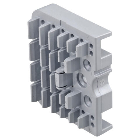 DRB 102WAY FLANGE RECEPTACLE RIGHT SIDE WEDGELOCK