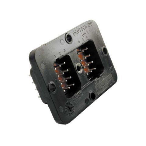 DRC 24WAY SIZE 16 MOULDED IN PINS RECEPTACLE, A KEY