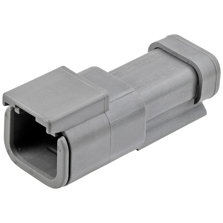 DTM 2WAY RECEPTACLE, 120Ω TERMINATING RESISTOR + WEDGE