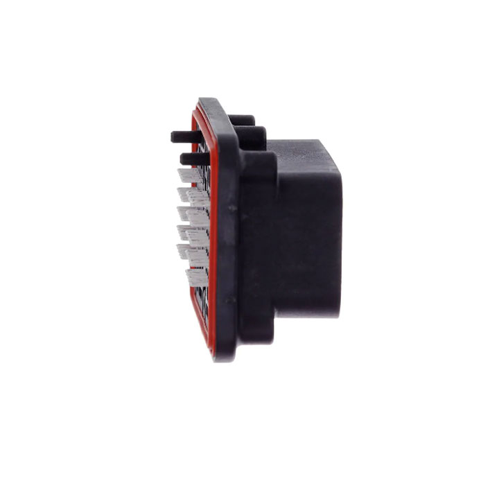 DRC 50WAY SIZE 20 MOULDED IN PINS RECEPTACLE, 05 KEY