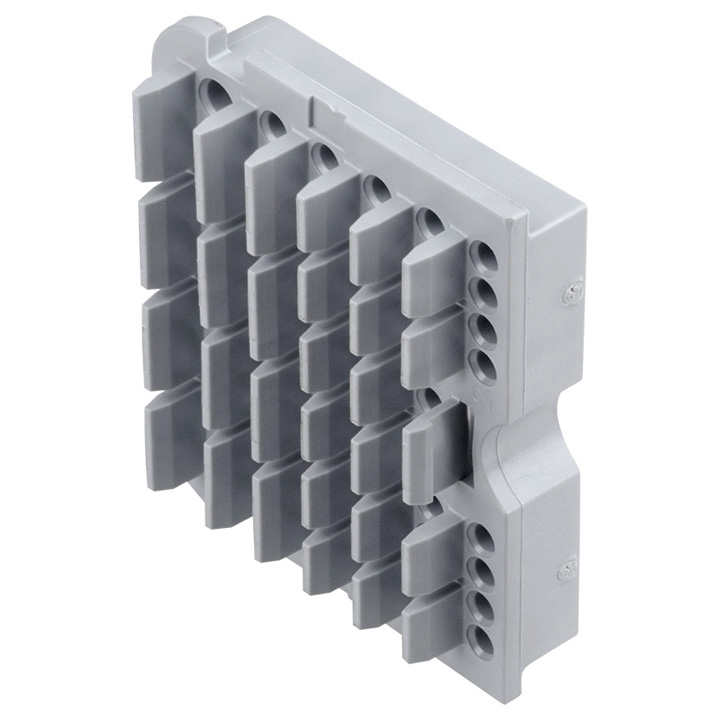 DRB 128WAY FLANGE RECEPTACLE WEDGELOCK