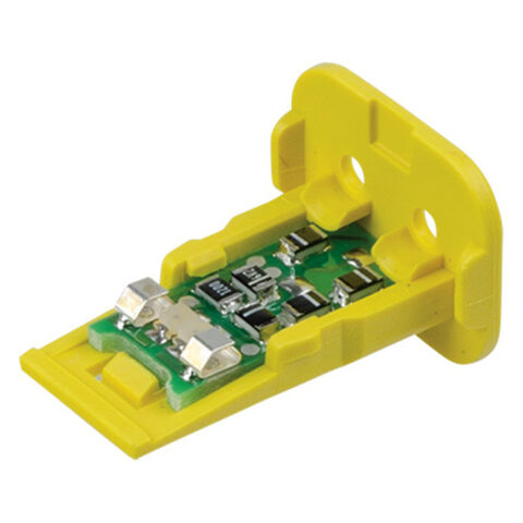 DT 2WAY LED YELLOW WEDGELOCK 12V