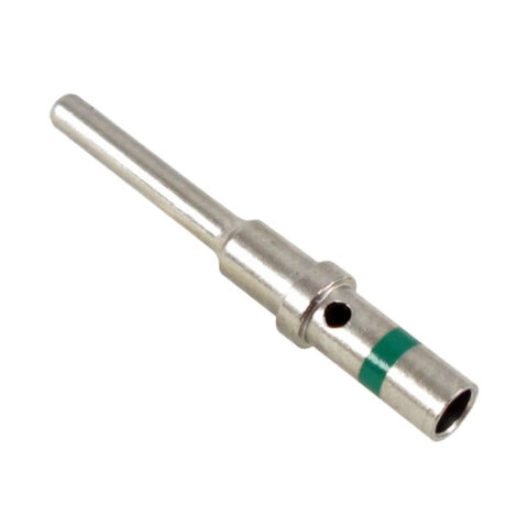 0460-215-16141 - 14AWG GREEN BAND NICKEL PIN