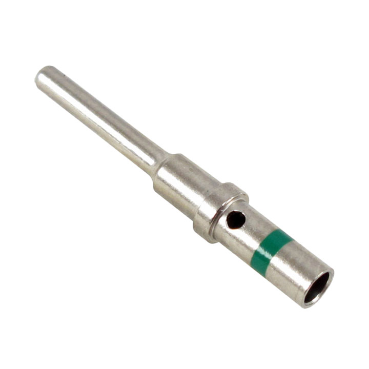 0460-215-16141 - 14AWG GREEN BAND NICKEL PIN