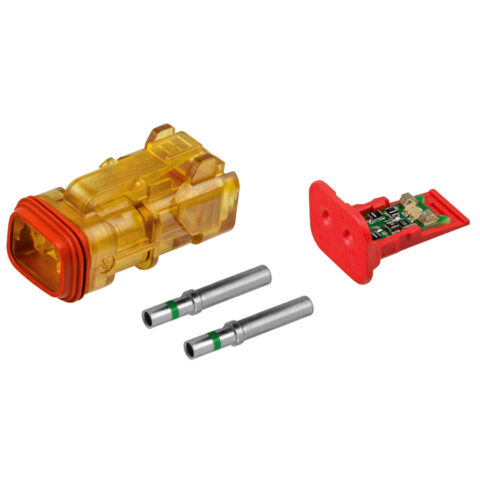 DT 24V RED LED GB RECEPTACLE KIT