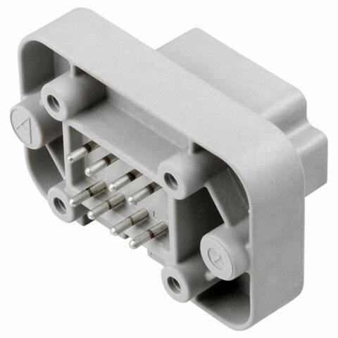 DT 8WAY PCB MOUNT RECEPTACLE, A KEY