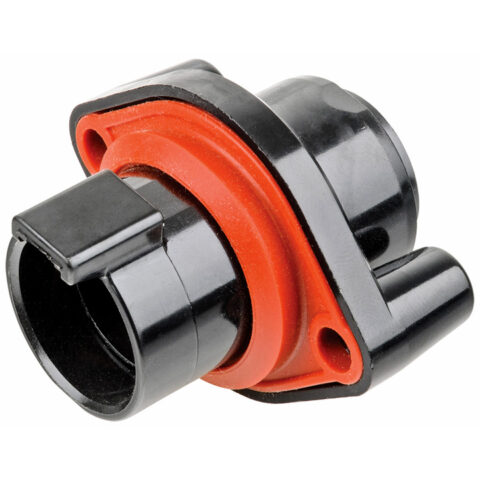 DTHD 1WAY 4AWG SEALED FLANGE RECEPTACLE, 100A