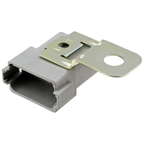 DTM 1 2 3 4 6 12WAY 11MM HOLE ZINC MOUNTING CLIP (SIDE) STRAIGHT