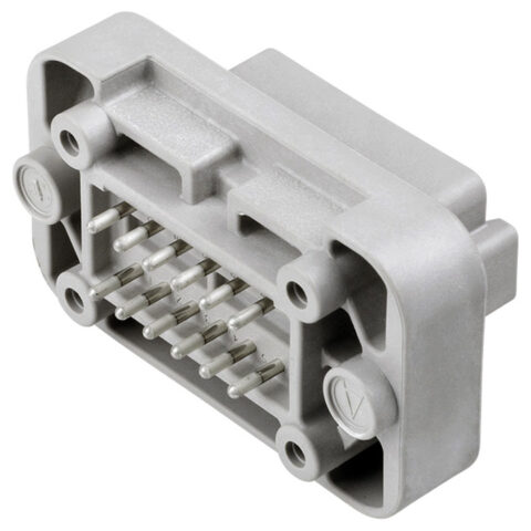 DT 12WAY PCB MOUNT RECEPTACLE, A KEY