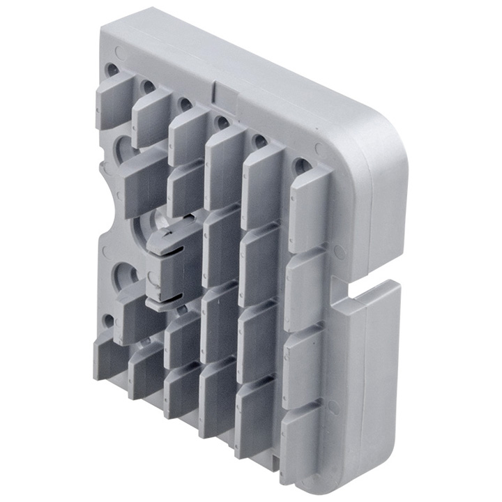 DRB 102WAY FLANGE RECEPTACLE LEFT SIDE WEDGELOCK