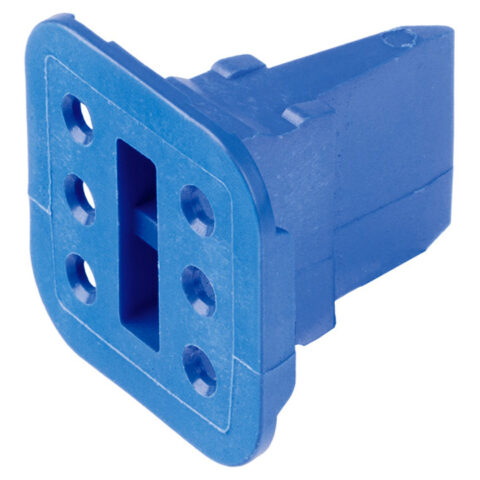 DT 6WAY PLUG BLUE WEDGE, ENHANCED SEAL