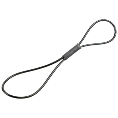 DUST CAP, 9P, REC, BLK, LANYARD, HD10
