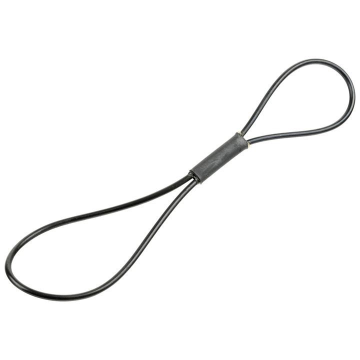 DUST CAP, 9P, REC, BLK, LANYARD, HD10