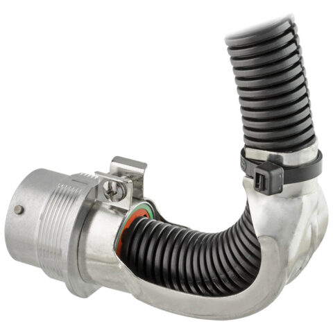 HD30 18SHELL 90° METAL STRAIN RELIEF