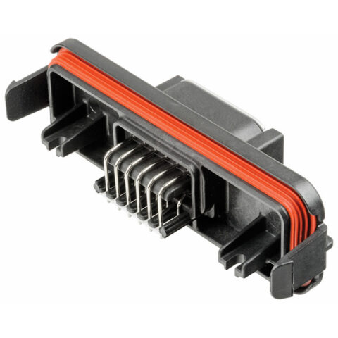 DTM 12WAY PCB RECEPTACLE 90°, A KEY
